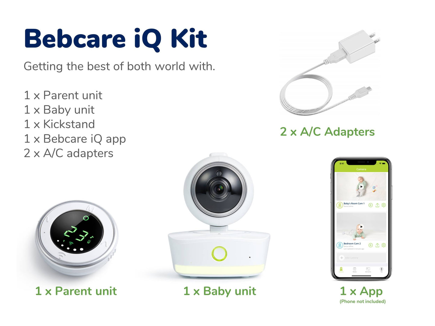 BEBCARE IQ - WIFI HD BABY MONITOR