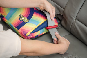 BUBBLEBUM INFLATABLE CAR BOOSTER SEAT - TRAVEL BOOSTER SEAT