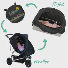 Load and play video in Gallery viewer, COZIGO - SLEEP &amp; SUN PROTECTION COVER FOR ALL STROLLERS &amp; AIRLINE COTS
