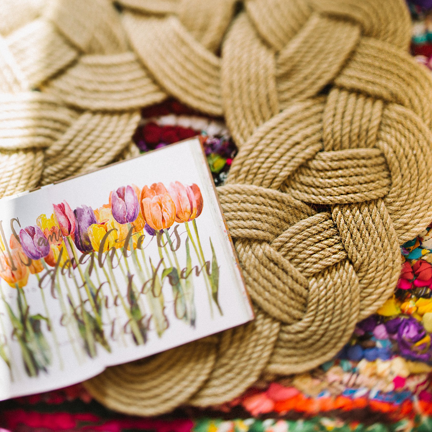 Jute Round Rug