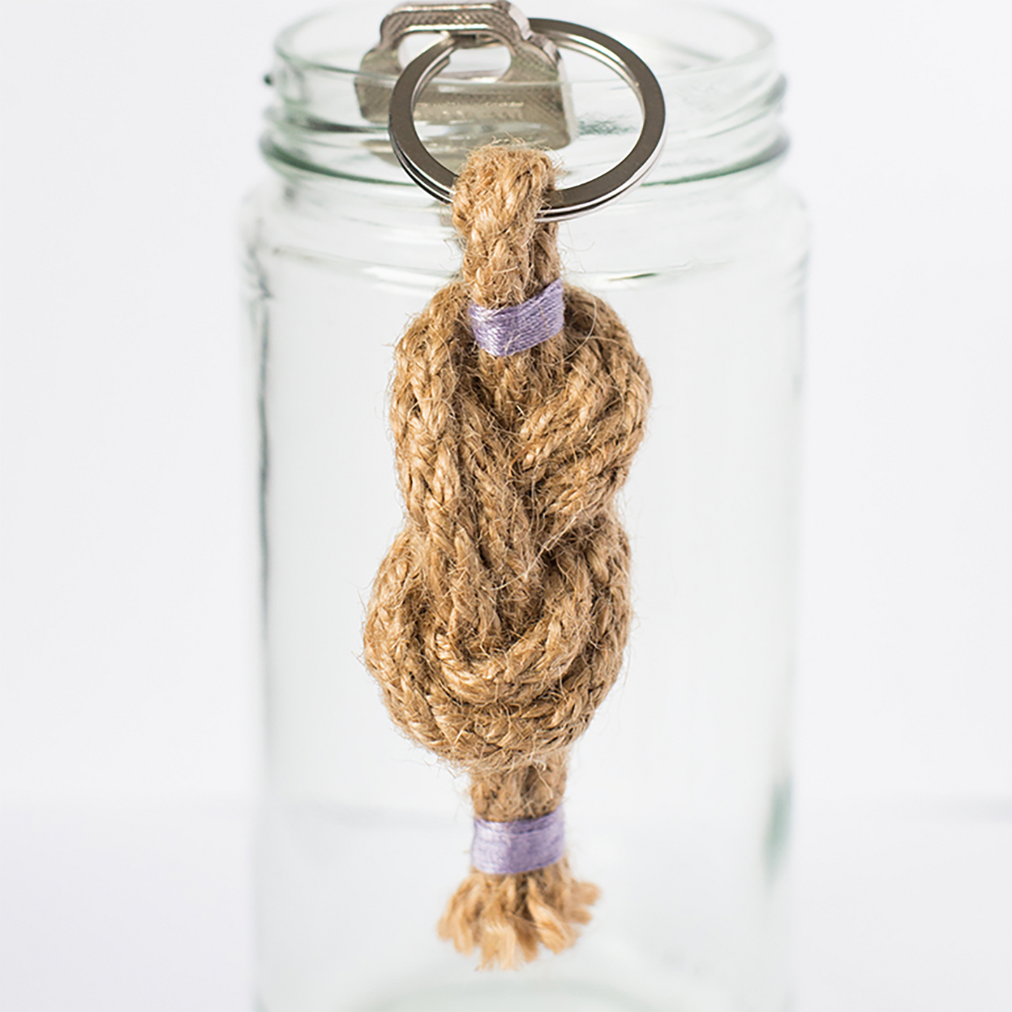 Jute Keychain